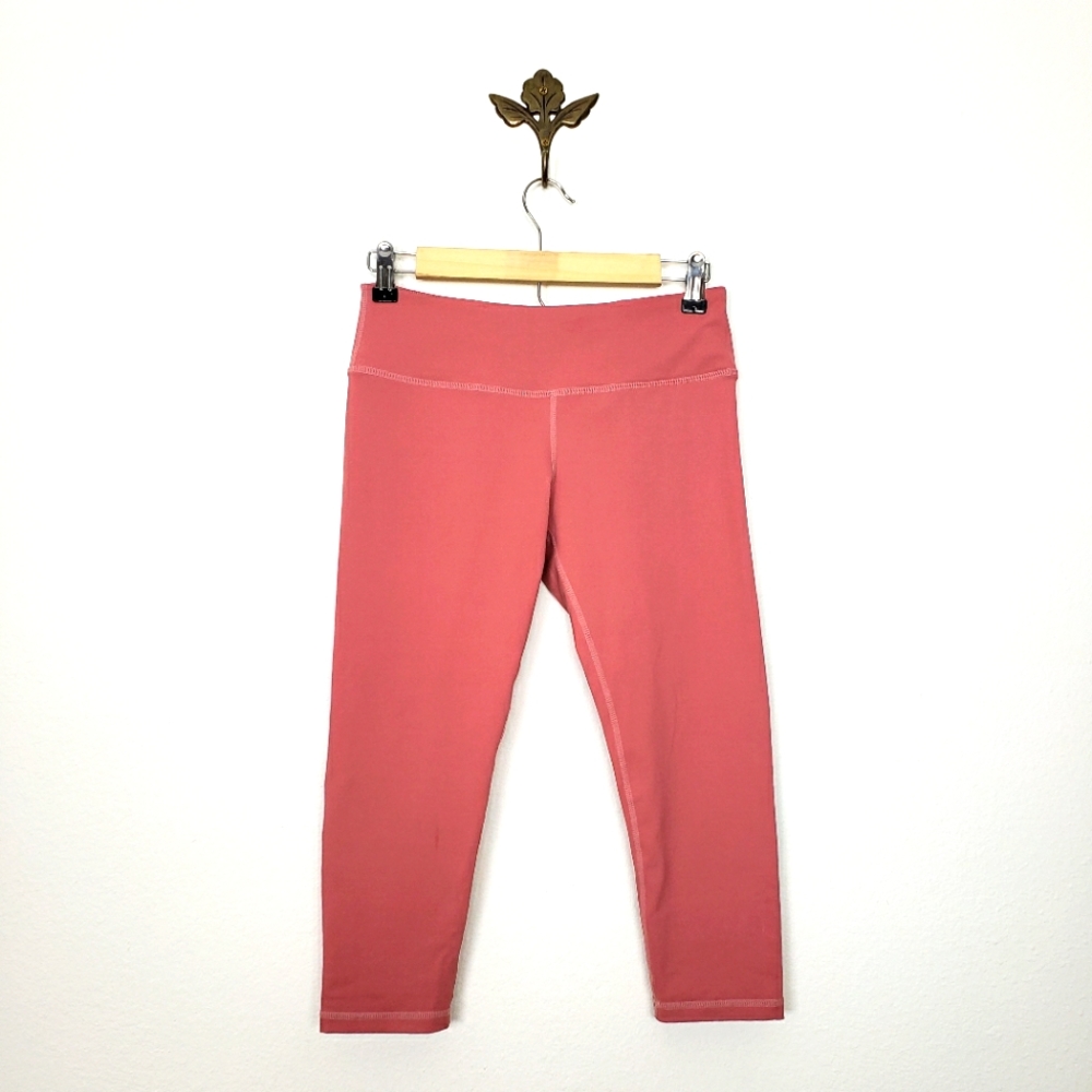 Buff Bunny Camille Crop Athletic Legging Terracotta Womens Size Medium